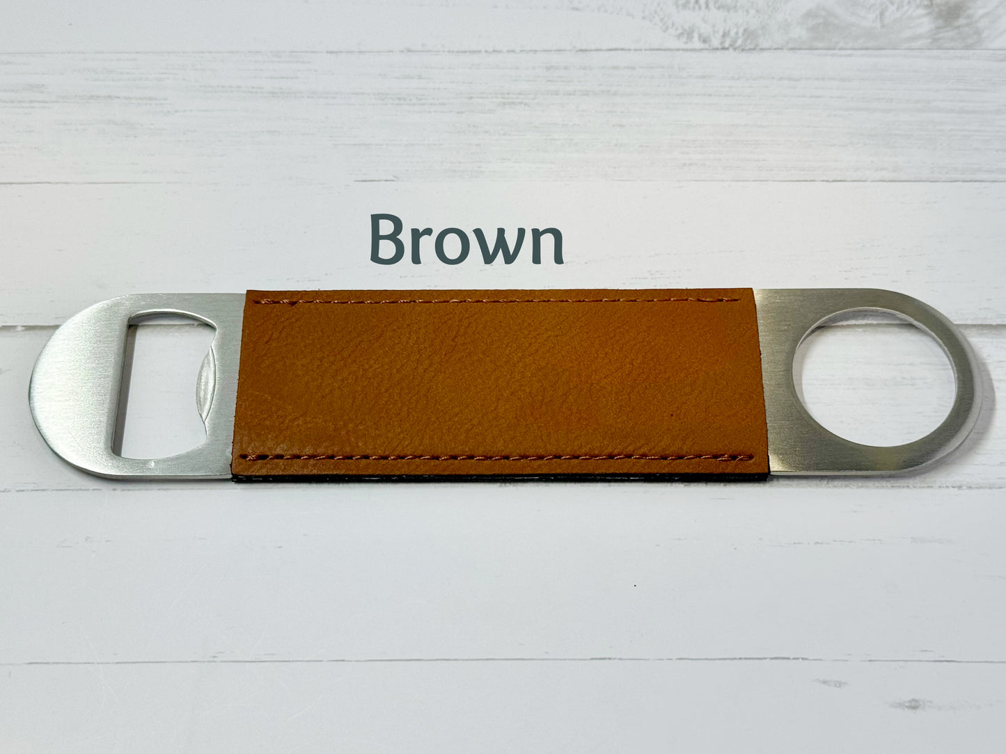 Dad Leather Bottle Opener